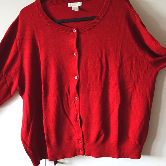 ❤️ H&M Red Cardigan - Size XXL ❤️ - Picture 1 of 4
